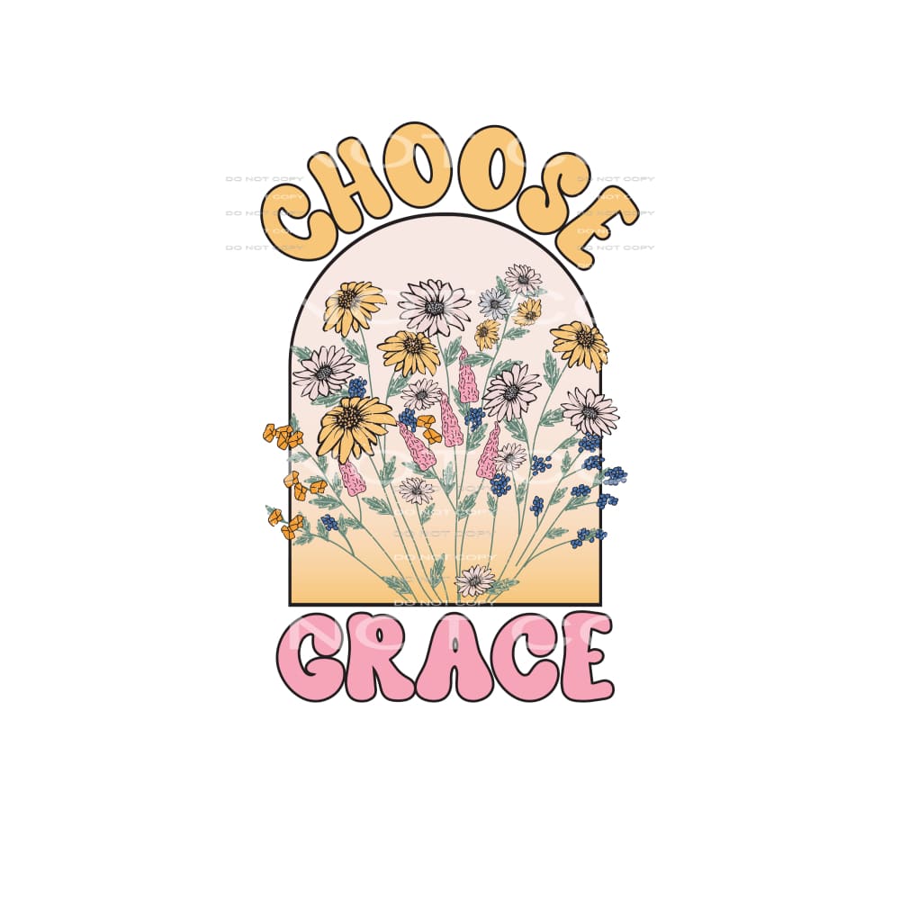 Choose Vibes #4925 Sublimation transfers - Heat Transfer