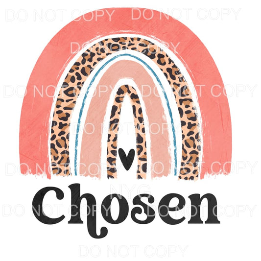 Chosen Rainbow Leopard #709 Sublimation transfers - Heat 