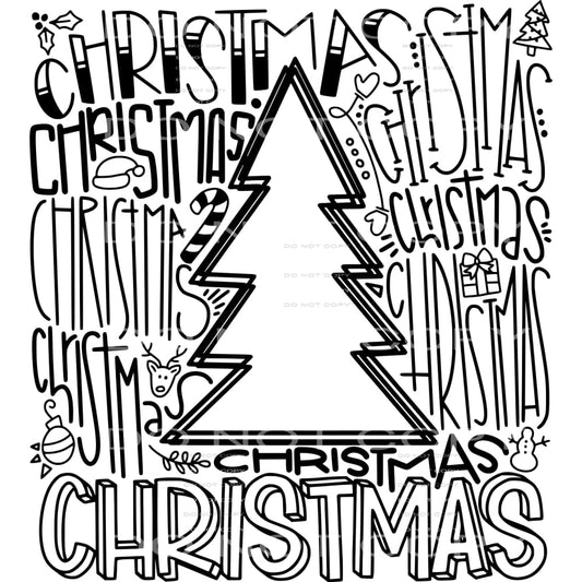 Christmas #7390 Sublimation transfers - Heat Transfer