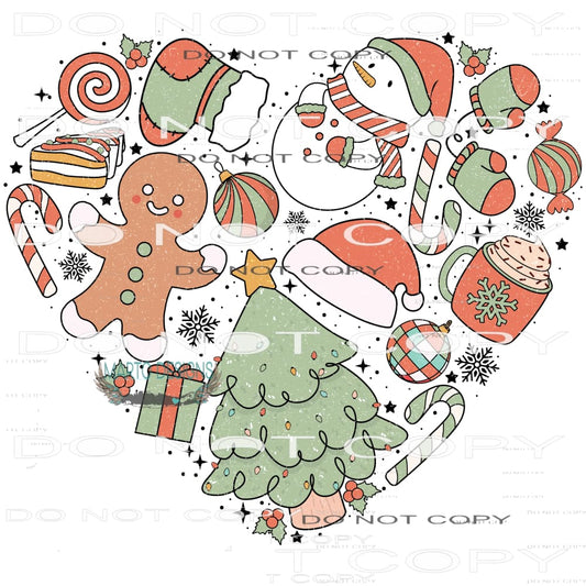 Christmas #8166 Sublimation transfers - Heat Transfer