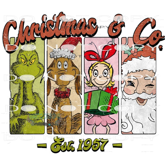 Christmas Co. Est. 1957 #7092 Sublimation transfers - Heat