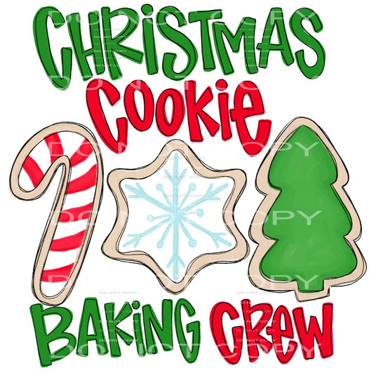 Christmas Cookie Crew # 2267 Sublimation transfers - Heat