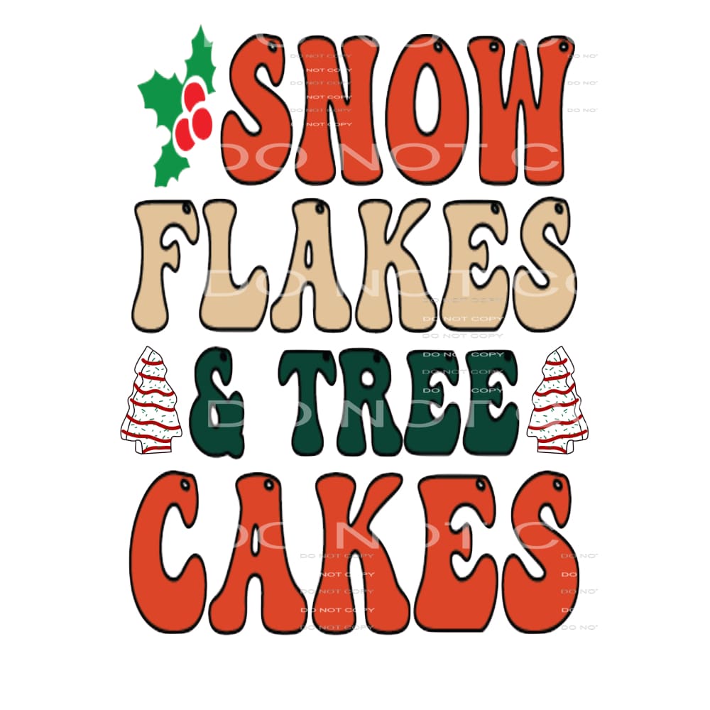 Christmas Little Debbie # 2226 Sublimation transfers - Heat 