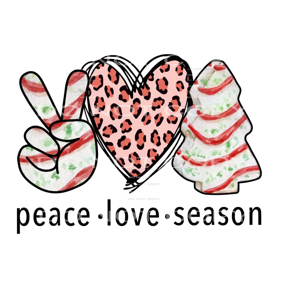 Christmas Little Debbie # 2229 Sublimation transfers - Heat 