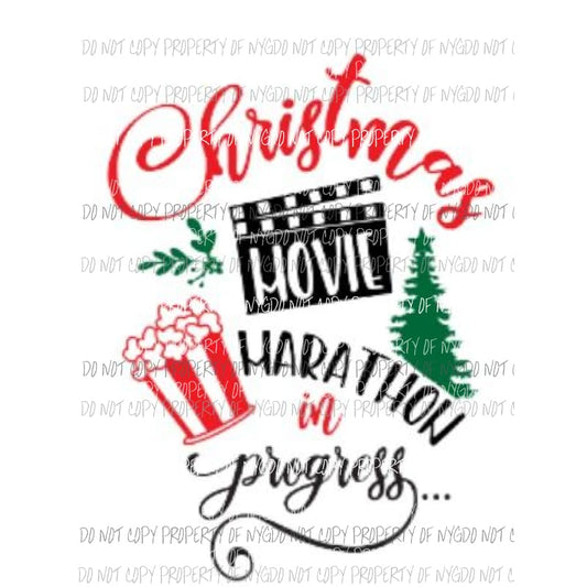 christmas movie Sublimation transfers Heat Transfer