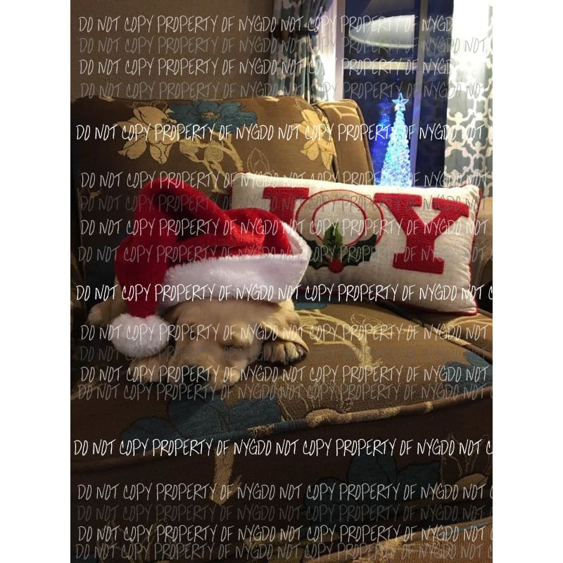 Christmas Puppy Sublimation transfers Heat Transfer