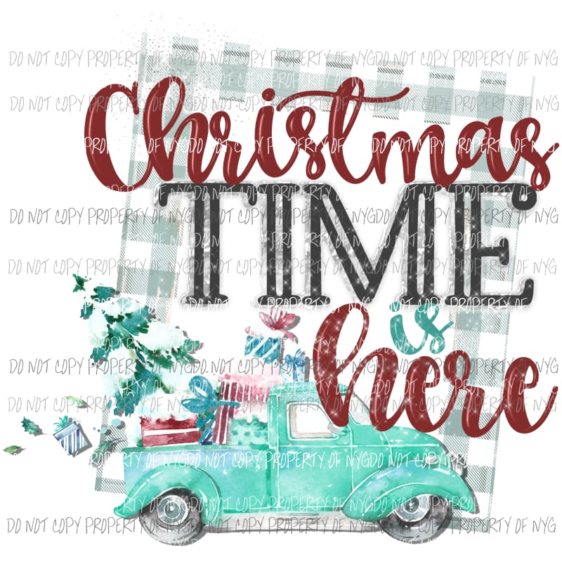 Christmas time is here - Christmas Sublimation transfers Heat Transfer
