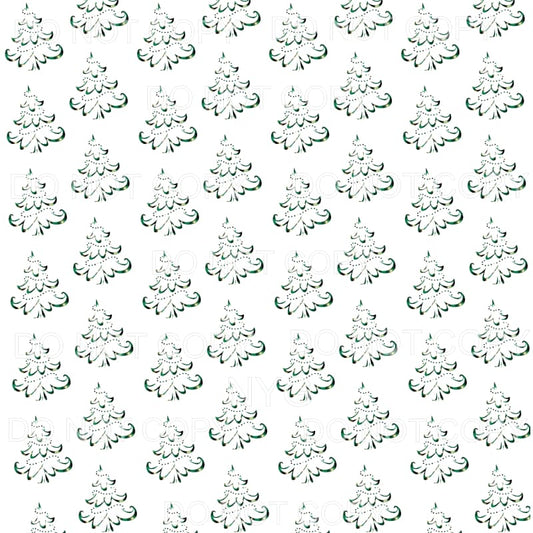 Christmas Tree Background Sheet Sublimation transfers - Heat