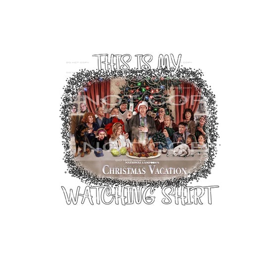 christmas vacation watching shirt # 2031 Sublimation 