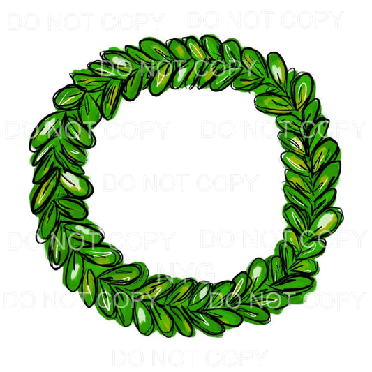 Christmas Wreath #1480 Sublimation transfers - Heat Transfer