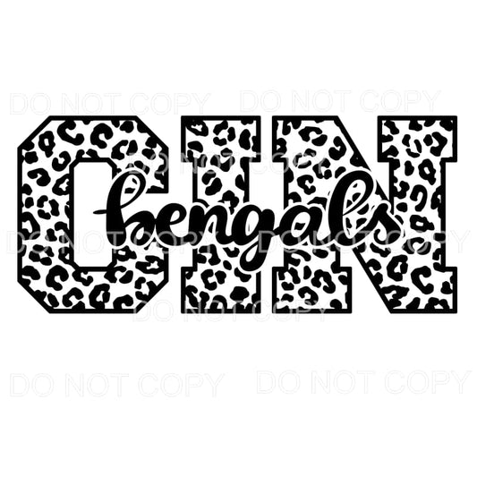 Cin Bengals Leopard Sublimation transfers - Heat Transfer