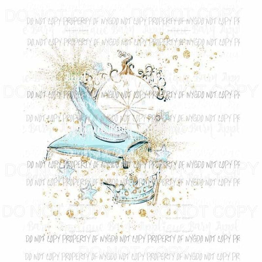 Cinderella princess Sublimation transfers Heat Transfer