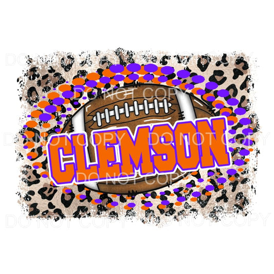 CLEMSON Football # 563 Sublimation transfers - Heat Transfer