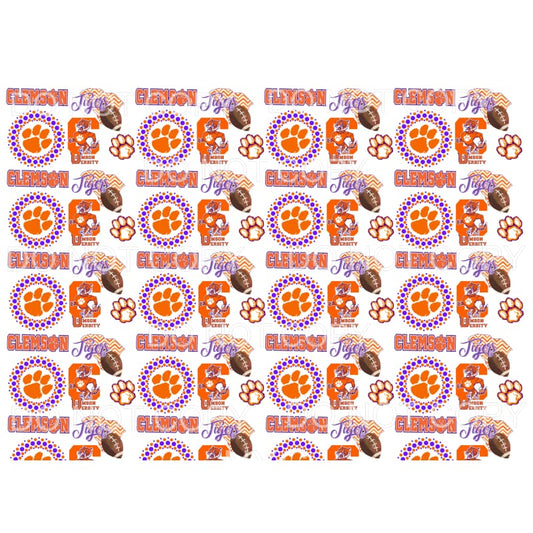 Clemson University Tigers Football South Carolina Orange 