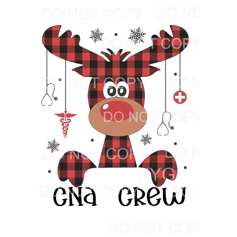 CNA CREW REINDEER Sublimation transfers - Heat Transfer
