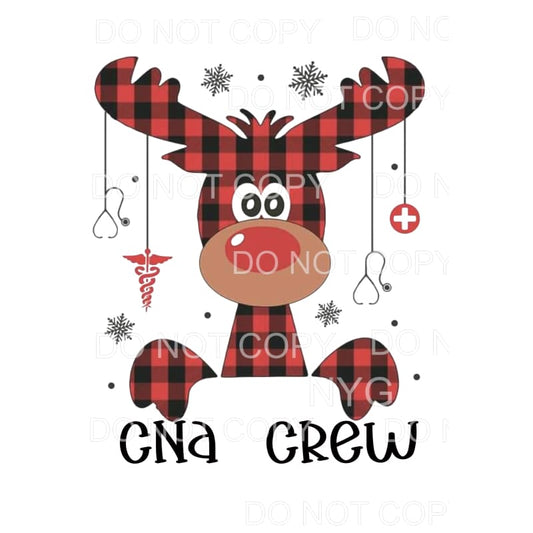 CNA CREW REINDEER Sublimation transfers - Heat Transfer