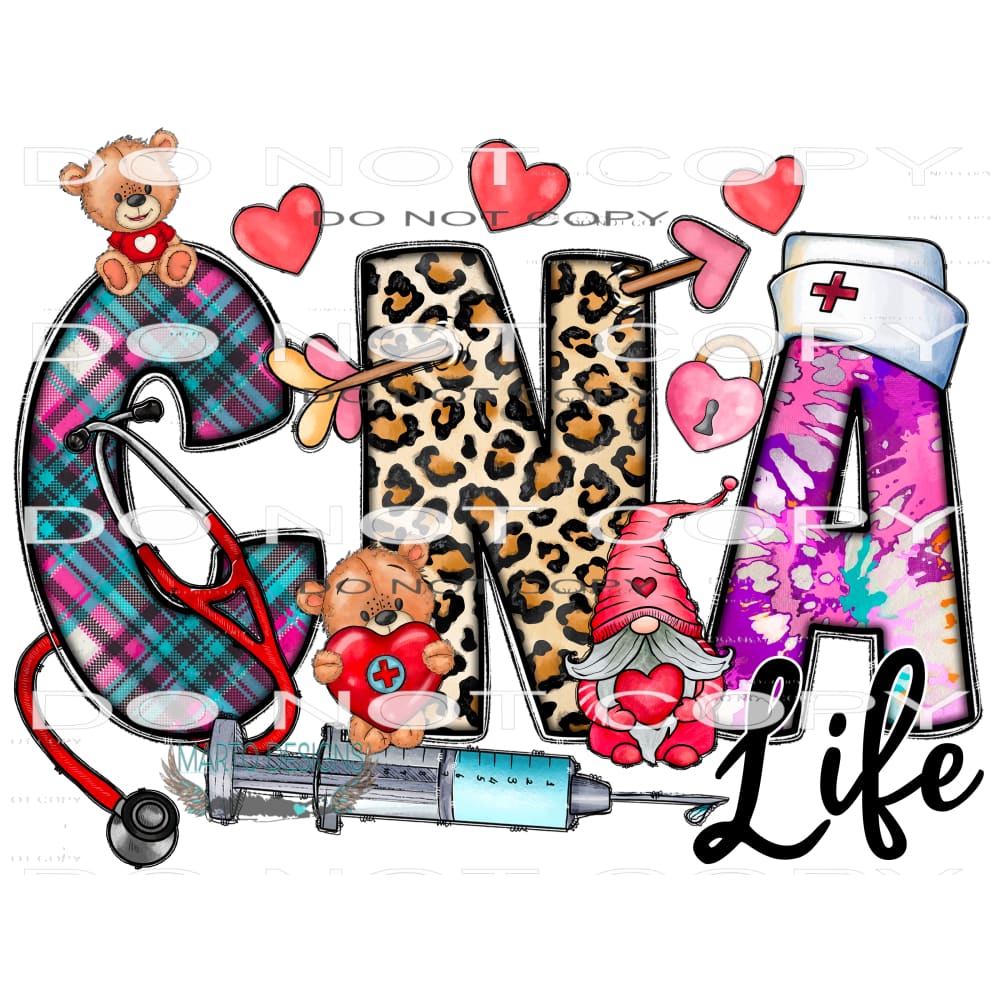 CNA Life Valentine #9568 Sublimation transfers - Heat