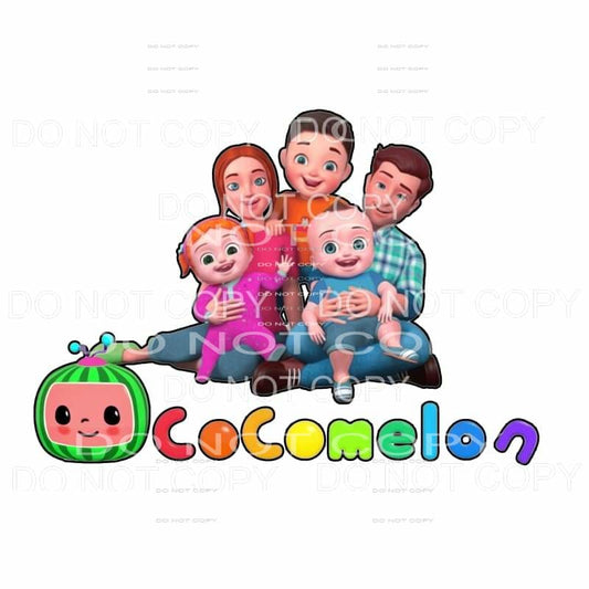 Cocomelon #10 Sublimation transfers - Heat Transfer