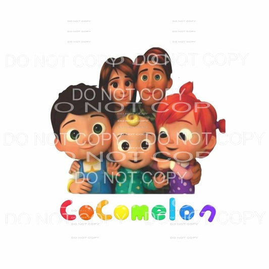Cocomelon #8 Sublimation transfers - Heat Transfer
