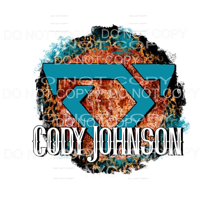 Cody Johnson #5 Sublimation transfers - Heat Transfer