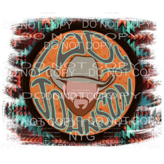 Cody Johnson COJO Hand Drawn Sublimation transfers - Heat 
