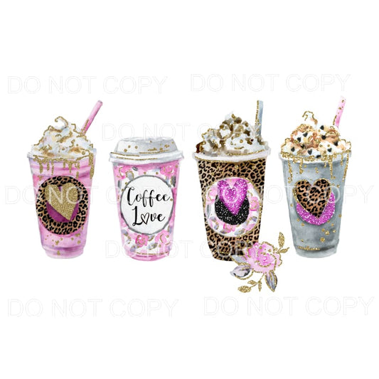Coffee Love # 83 Sublimation transfers - Heat Transfer