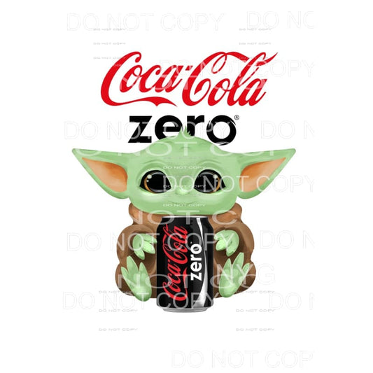 Coke zero yoda Sublimation transfers - Heat Transfer