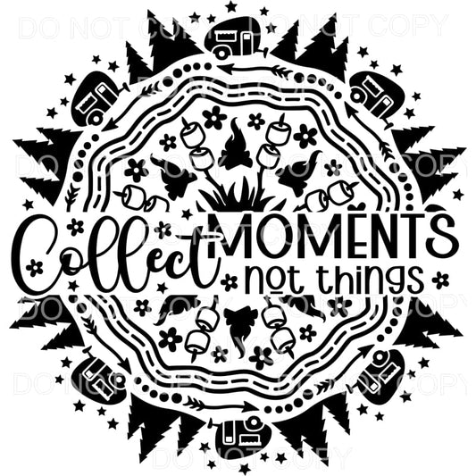 Collect Moments Not Things Camper Trailer Mandala 