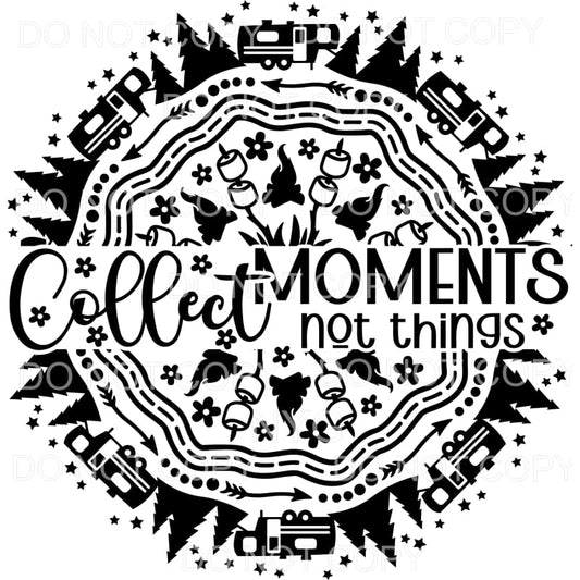 Collect Moments Not Things Fifth Wheel Camper Mandala 