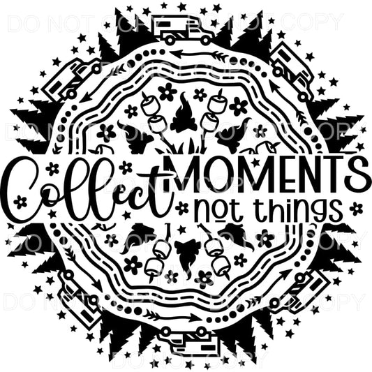 Collect Moments Not Things Truck Camper Mandala Sublimation 
