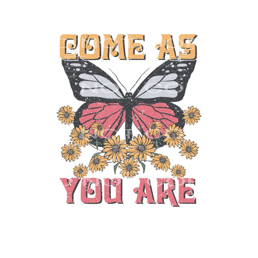 Come As You Are #4895 Sublimation transfers - Heat Transfer