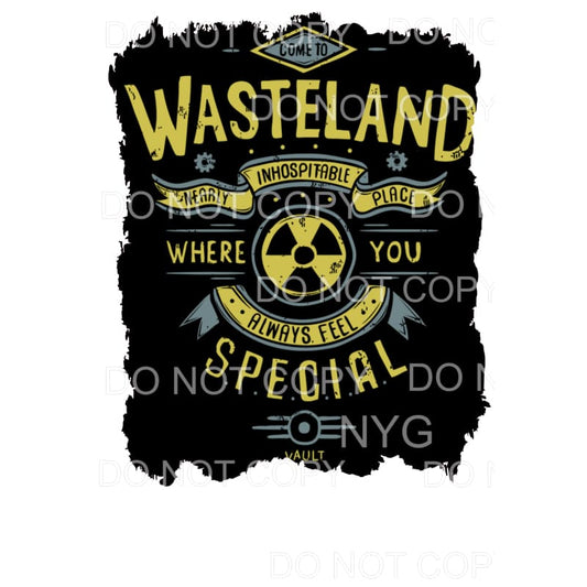 come to wasteland Sublimation transfers - Heat Transfer