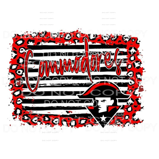 Commodores leopard # 614 Sublimation transfers - Heat 