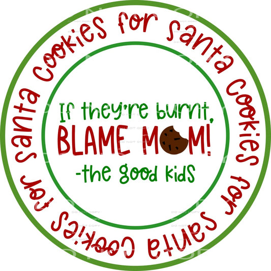 cookies for santa #7384 Sublimation transfers - Heat 