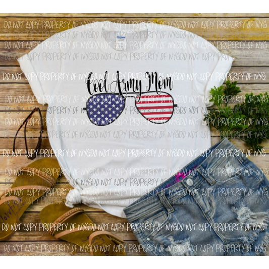 Cool army mom Sublimation transfers Heat Transfer
