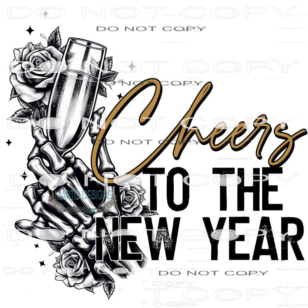 Copy of New Year Sleeve #8847 Sublimation transfers - Heat