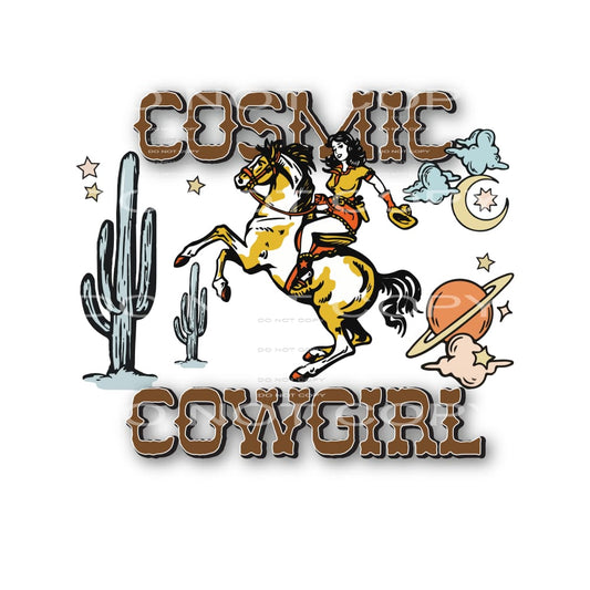 Cosmic cowgirl # 264 Sublimation transfers - Heat Transfer