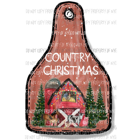 Country Christmas 1 Sublimation transfers Heat Transfer