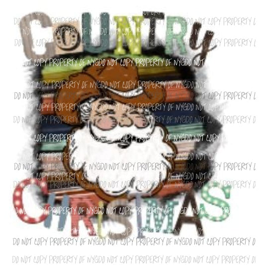 country christmas Sublimation transfers Heat Transfer