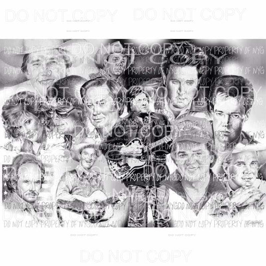 Country Music Sublimation transfers Heat Transfer