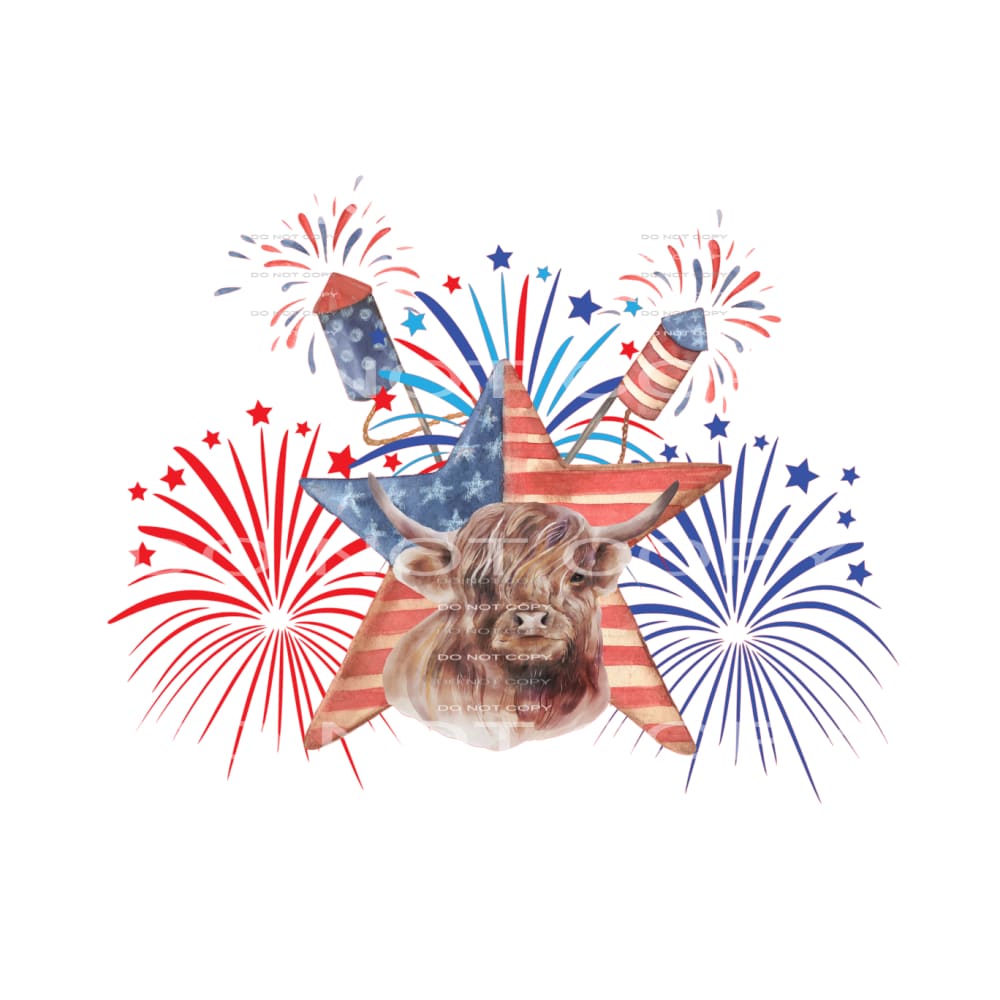 cow USA #6625 Sublimation transfers - Heat Transfer