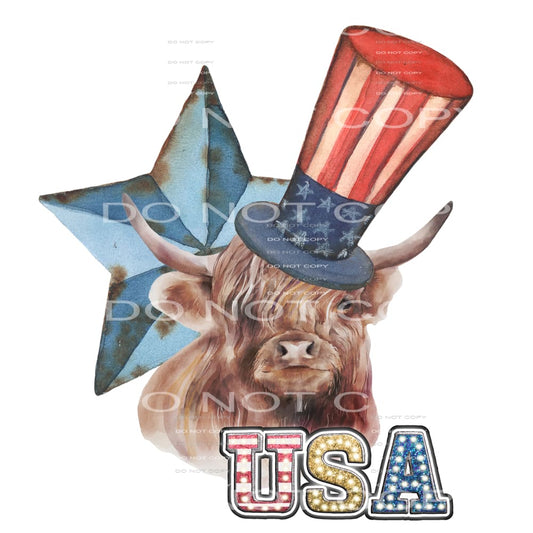 cow USA #6659 Sublimation transfers - Heat Transfer