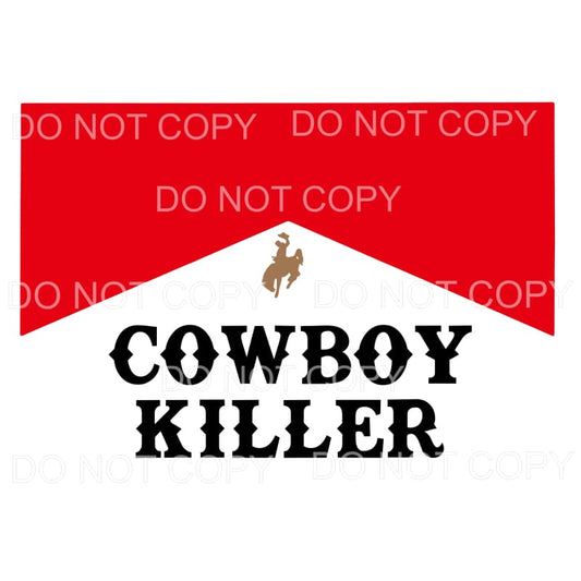 COWBOY KILLER # 1 Sublimation transfers - Heat Transfer