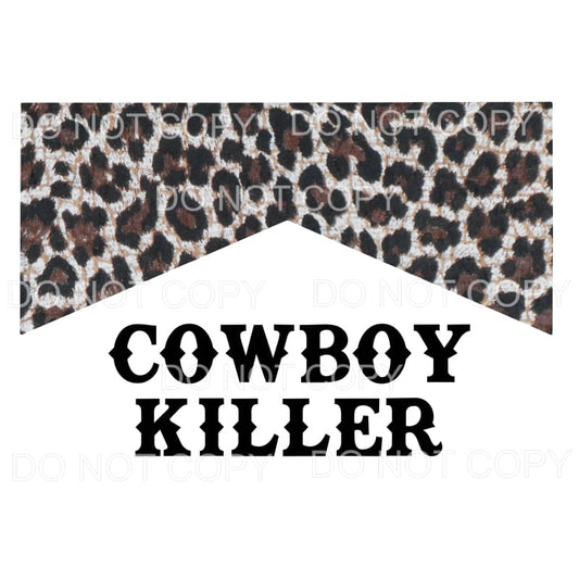 COWBOY KILLER # 2 Sublimation transfers - Heat Transfer