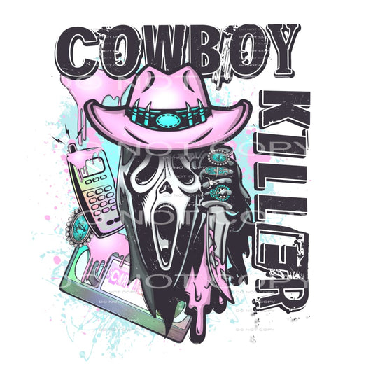 Cowboy Killer #5734 Sublimation transfers - Heat Transfer