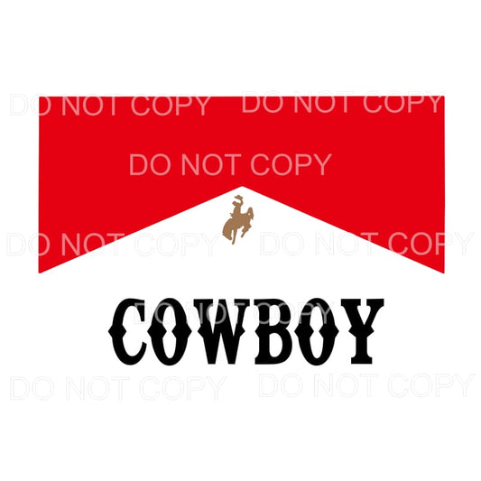 cowboy marlboro Sublimation transfers - Heat Transfer