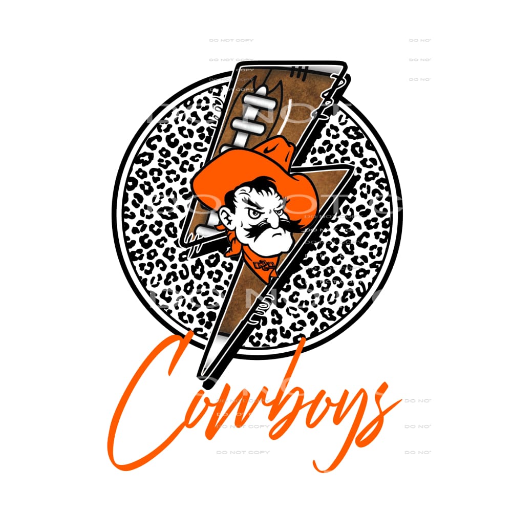 cowboys Bolt # 11991 Sublimation transfers - Heat Transfer