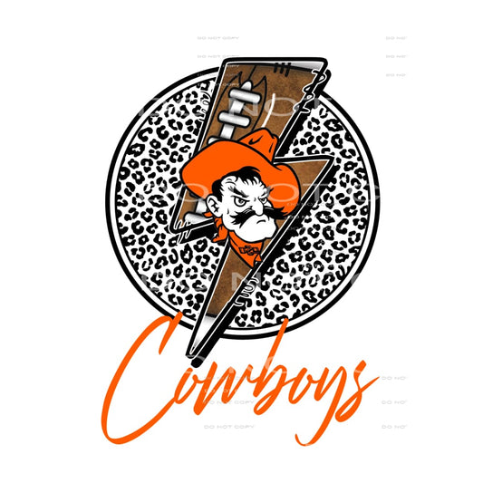 cowboys Bolt # 11991 Sublimation transfers - Heat Transfer