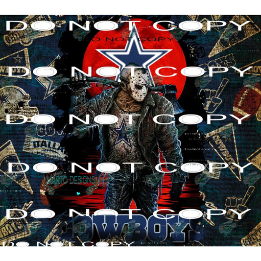 cowboys horror # 1007 Sublimation transfers - Heat Transfer