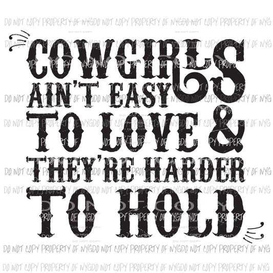 cowgirls Sublimation transfers Heat Transfer